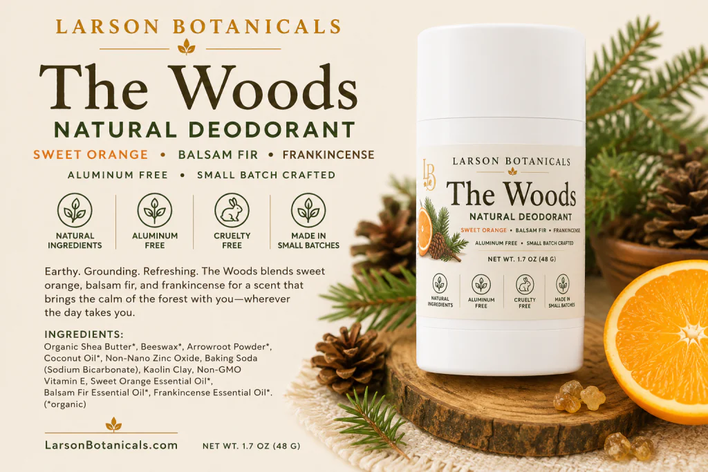 The Woods Aluminum-Free Organic Natural Deodorant | 1.7 oz